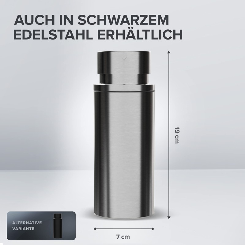 ovimar Sletterhage Soap Dispenser | Silver | Stainless Steel |