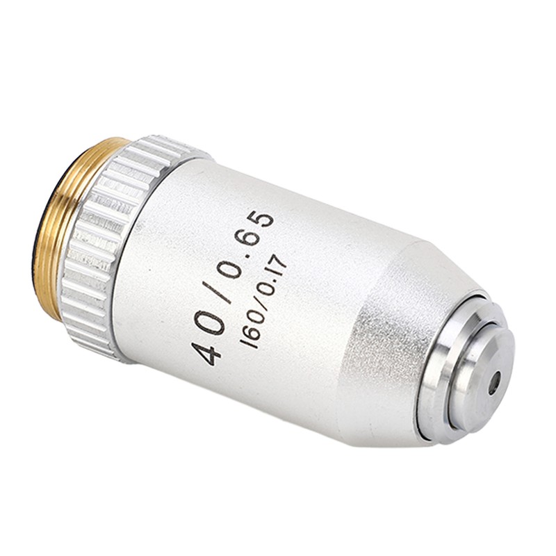 40X Achromatic Objective RMS Size Brass Stainless Steel Auto Rebound