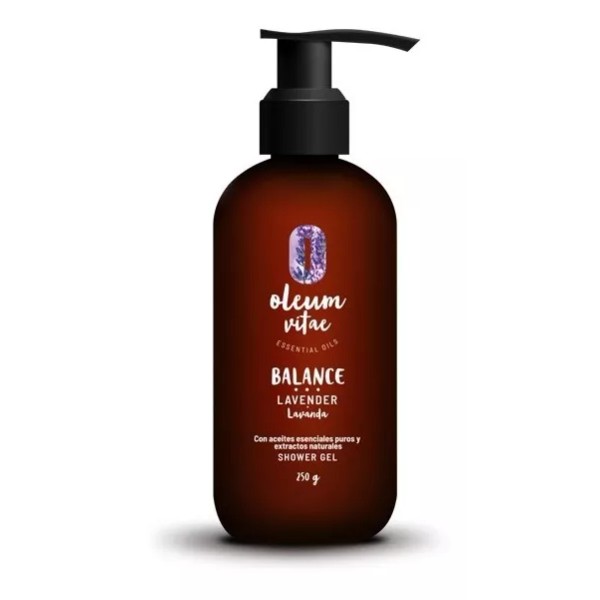 Oleum Vitae Gel De Ducha Con Aceite Esencial De Lavanda