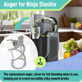 Replacement Auger for Ninja Slushie FS301 & FS300, Made of PETG Material, 100% Fill, BPA-Free, Slushie Machine Accessories