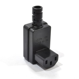 kenable Heavy Duty Rewireable Right Angle IEC C13 Female Socket Plug 10A 250V