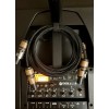 Neutrik Black Braided Speakon Cables for RCF Evox 12 Speakers