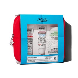 Kiehl’s – Set de Regalo de Nuestros Favoritos para Cuidado Facial y Corporal con Ultra Facial Cleanser, Ultra Body Mega Moisture Squalane Cream, Crema Hidratante Ultra Facial y Creamy Eye Treatment Avocado