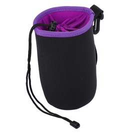 Operitacx Camera Lens Pouch Bag Large Camera Case Neoprene Lens Protector Water Resistant Compact Design