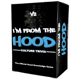 I’m from The Hood V2 Trivia Game – Black Culture Trivia - Fun Party Card Game for Adults and Teens - Test Your Knowledge of Black History, Slang, and Pop Culture