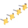 Spoilboard Surfacing Router Bit Set 4 Flute Rabbet Slot Flattening