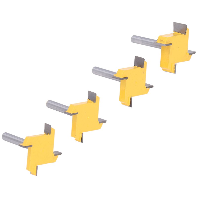 Spoilboard Surfacing Router Bit Set 4 Flute Rabbet Slot Flattening