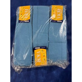 VKM Athletic Socks - Soccer, Football, Baseball-Light Blue-AS10/Adul