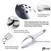 JBscoop Large Ice Scoop with Holes. Stainless Steel Ice Scoop