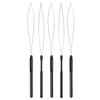 GlamorDove Hair Extension Tool Plastic Hair Threader Pulling Needle Hair
