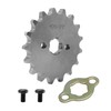 Saihisday 420 Chain Sprocket 17T 17mm Front Sprocket shaft Compatible