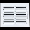 Fits 10x8 Duct Opening 1 Way Fixed Curved Blade Air