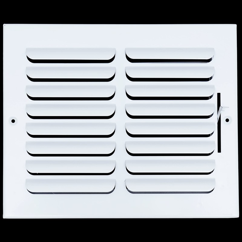 Fits 10x8 Duct Opening 1 Way Fixed Curved Blade Air