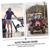 Outanaya Trailer Hitch Cover Durable Receiver Tube Plug Protects Tow