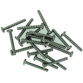 D2.5 (2.5mm x 8mm) Pozi Pan Screws for Plastic (Trilobular) - Stainless Steel (A2) (Pack of 20)