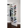 Ideaworks 82-3054TV Away Hanging Shoe Organizer, White, One Size Fits