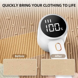 Peiyuu Fabric Shaver, Lint Remover Rechargeable, Electric Portable Sweater Defuzzer