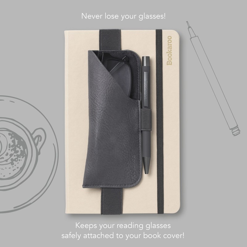 IF Bookaroo Glasses Case - Charcoal