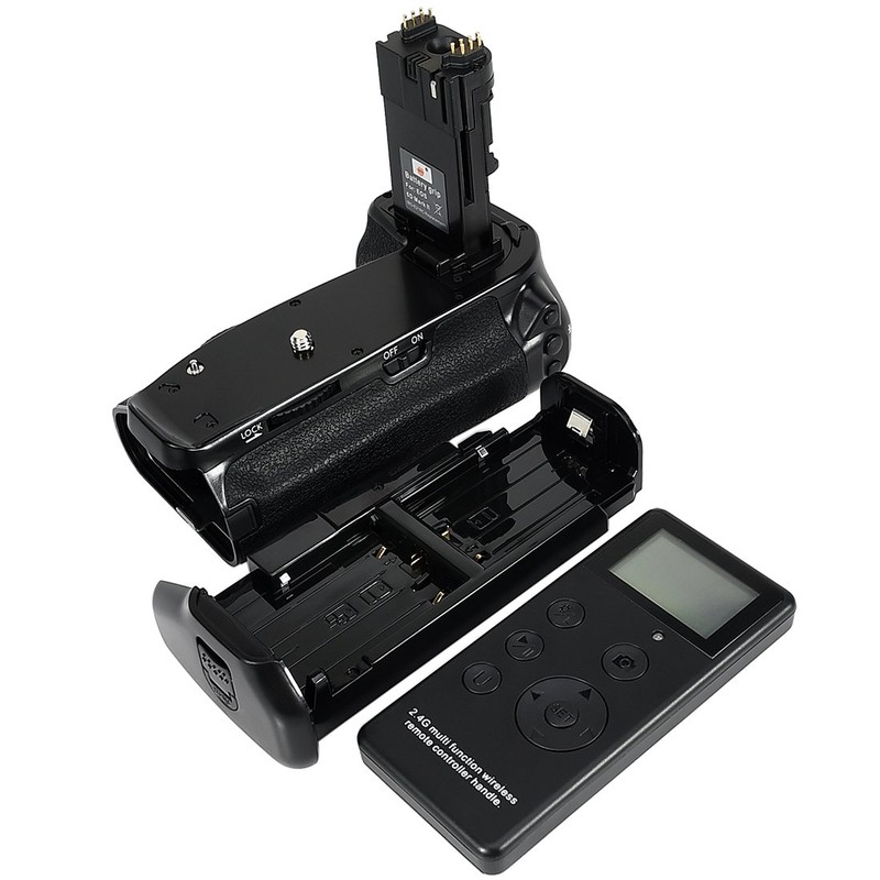 DSTE Pro IR Remote Control Multi-Function BG-E21 Battery Grip Compatible