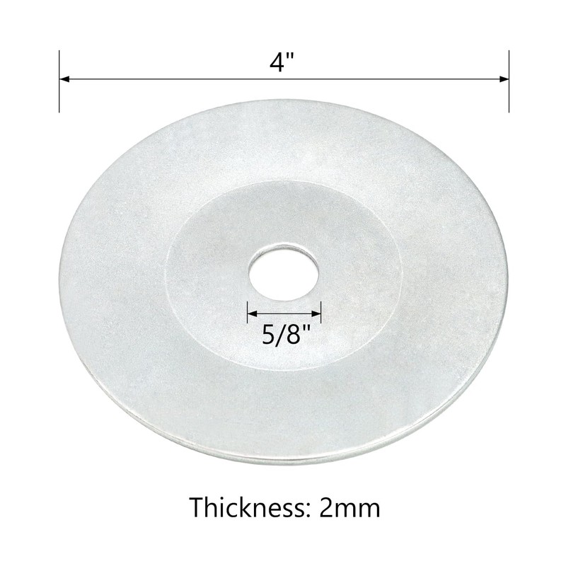 DEEHIGHT 4" Airway Flange Kit Airway Buff Safety Flange Kit