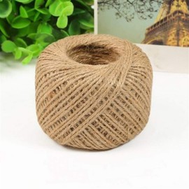 Bclla Zkenshan-Natural Jute Twine Gardening Cord Craft Gift Packing Strings Party Supplies, 30M Twine Cord Jute Twine Rope DIY Decor Twine Jute String, Natural Jute Fiber (Color : Wood)