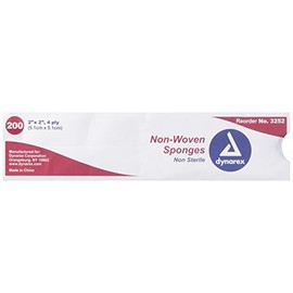 Non-Woven Sponge, N/S 4Ply - 2x2-200/Box