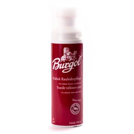 Burgol Nubuk- Wildlederpflege 100 ml Flasche mit Schwammaufträger: Farbe: Rot