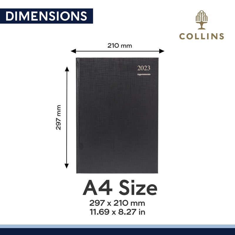 Collins Essential A4 Day to Page Appt 2023 Diary -