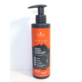 Schwarzkopf Chroma ID Color Mask - 7-77 Bright Copper, 10.1 oz