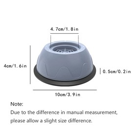 Washing Machine Feet Pad 4 Pieces Washing Machine Foot Pad Vibration Damper Washing Machine Vibration Damper for Washing Machine Dryer