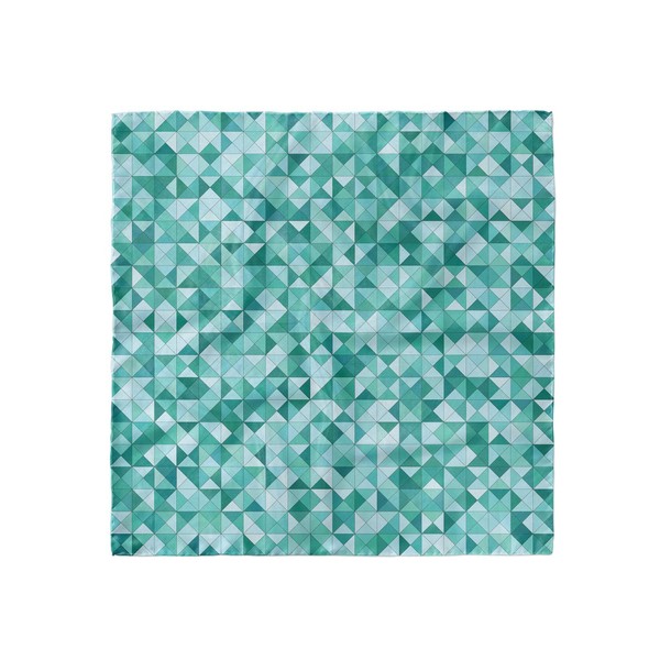 Ambesonne Geometric Headscarf, Triangle Mosaic Shape, Hijab Scarf, 21" X