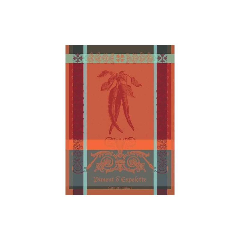 Garnier Thiebaut - Piment d'Espelette Epice Tea Towel - Cotton
