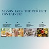 Wide Mouth Mason Jars 64 oz for Preserving, Canning, Pickling,