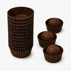 #5 Brown Paper Candy Cup Cups 250 Pack Candy Making Supplies