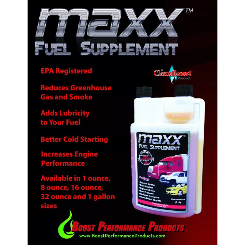 CleanBoost® Maxx™ 08oz Fuel Treatment for Gas & Diesel Fuel