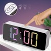 LED Clock Dual Mode Auto Dimming Temperature Display Snooze Function
