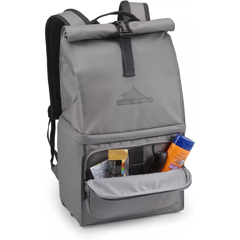 High Sierra Beach N Chill Cooler Backpack - Steel Grey