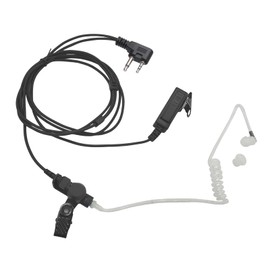 2-Pin Headset with Mic Air Acoustic Tube Earpiece for Baofeng Retevis Two-Way Radios UV-5R BF-F8HP Pro GM-15 5RM K5 Plus BF-888S UV-17R AR-152