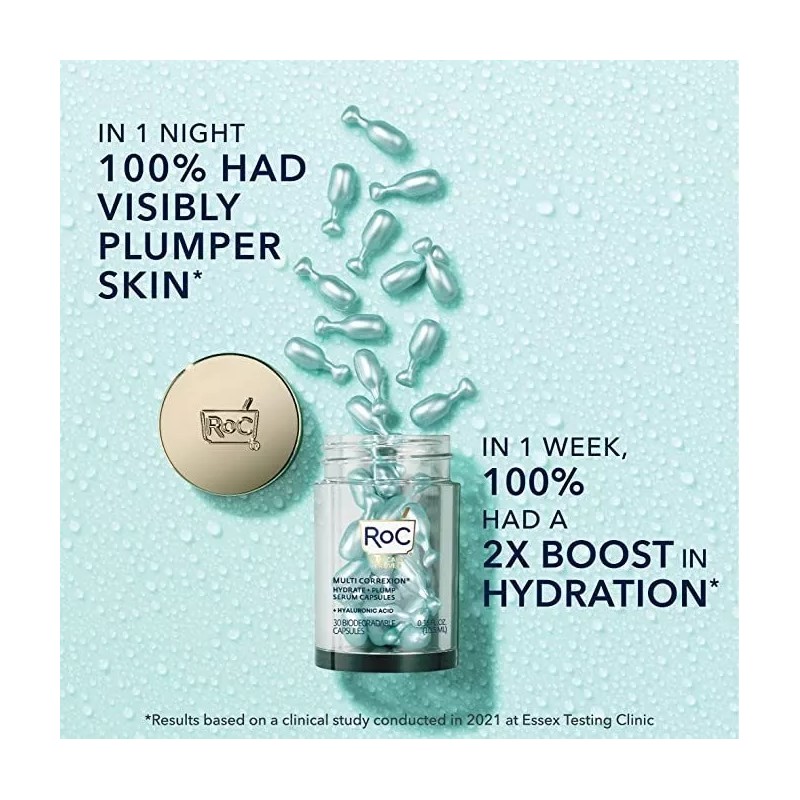 Roc Multi Correxion Cápsulas De Suero Con Ácido Hialuronico