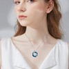 Peireara Nurse Stethoscope Necklace for Women 925 Sterling Silver Crystal