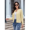 BERESIA Ladies Cardigan Womens Knit Sweater with Buttons Round Neck