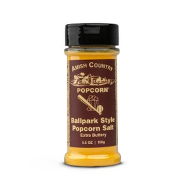 Amish Country Popcorn | Ballpark ButterSalt Popcorn Salt - 5.5 oz Bottle | Old Fashioned, Non-GMO and Gluten Free (5.5 oz Bottle)