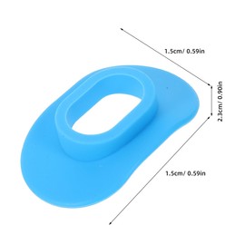OHPHCALL Scuba Mouthpiece Lip Guard Silicone Regulator Lip Shield Frost-Resistant Comfortable Diving Accessory 2.95X1.77X0.39In Protection for Underwater Use