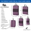 Compression Packing Cubes Travel Luggage-Organizer Set Packs More in Less