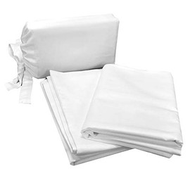 BedVoyage Pillow Cases Standard 2 Pack - Soft, Cozy Premium Pillowcases for Sensitive Skin - Melange Bed Pillow Covers Made of Viscose Derived from Bamboo & Cotton - Snow