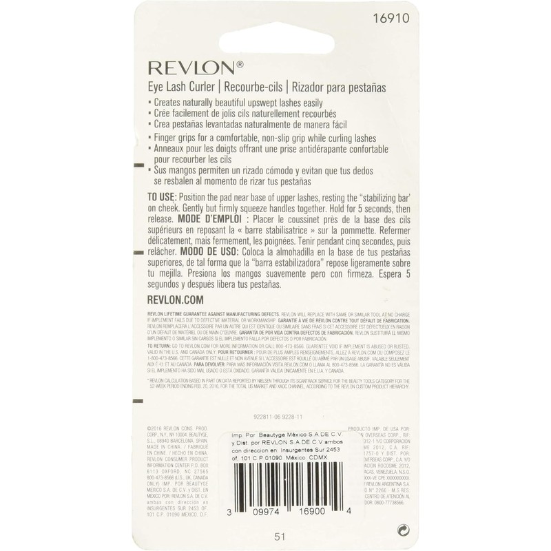 Revlon Eyelash Curler Na, 1 Cuenta