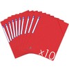 Oxford TopFile+ 10 x A4 Cardboard Folders without Flaps with