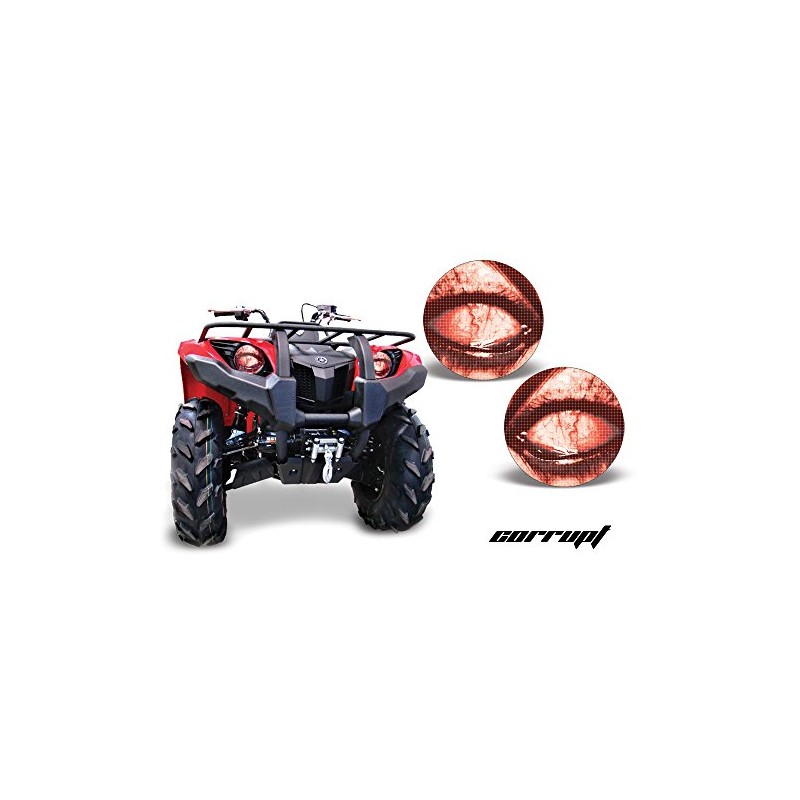 AMR Racing ATV Headlight Eye Graphics Decal Cover Compatible with