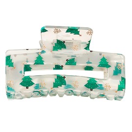 Bohue Christmas Hair Clips Large Claw Clips Santa Claus Winter Hair Claw Clips Christmas Party Gift for Thick Thin Hair Decorations (color7)