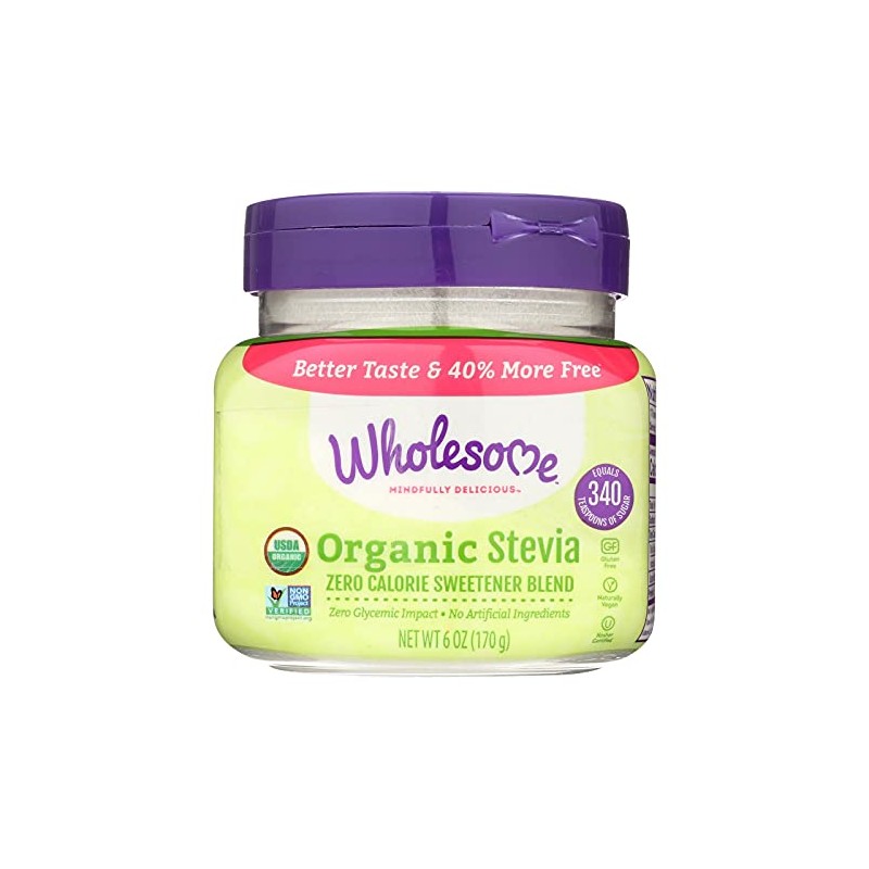 WHOLESOME Stevia Jar, 6 OZ